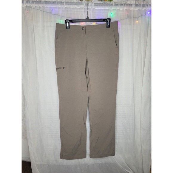 L.L. Bean water repellent comfort trail pants mid rise straight leg size 10 M/T - Picture 1 of 7